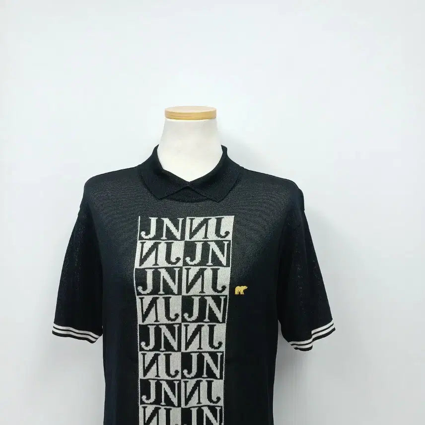 [BUNJANG] Jack Nicklaus Half-Sleeve Knit Polo Shirt (Size 66) / 잭니클라우스 반팔 카라 니트 66