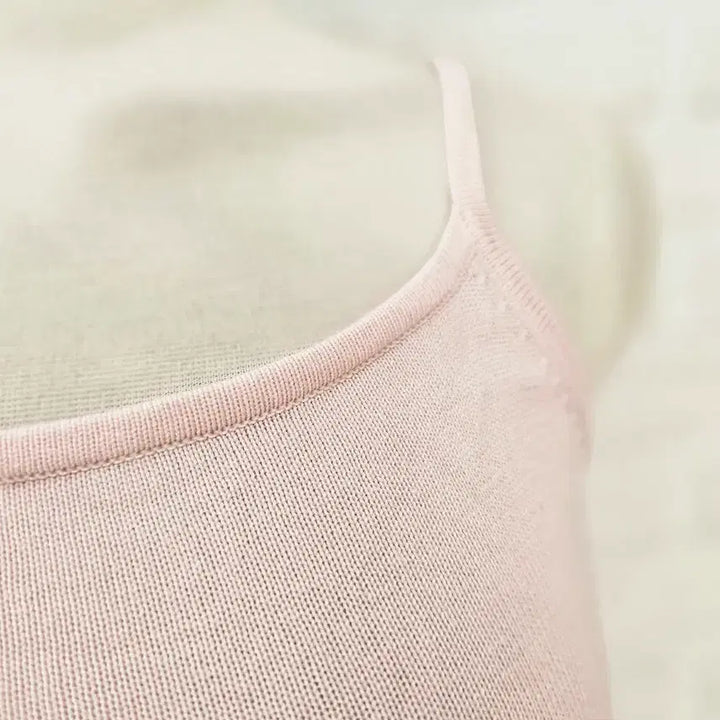 [BUNJANG] Incline Pink Knit Tank Top / In cline 연핑크 니트 나시