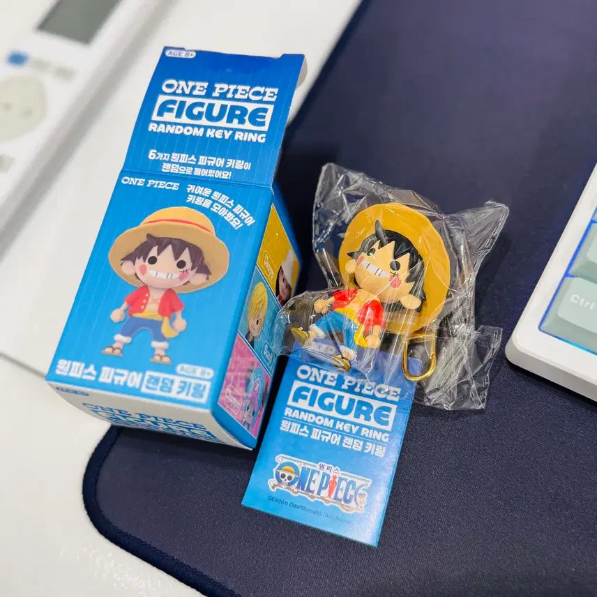 [BUNJANG] One Piece Luffy Figure Random Keyring / 루피 원피스 피규어 랜덤 키링