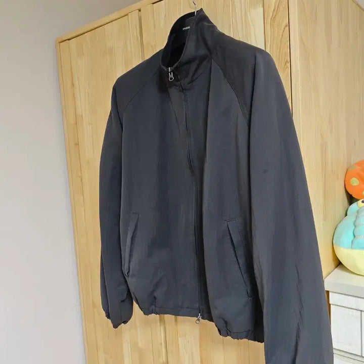 [BUNJANG] In Silence Charcoal Acid Blouson Jacket L / 인사일런스 차콜 애시드 블루종 자켓 L