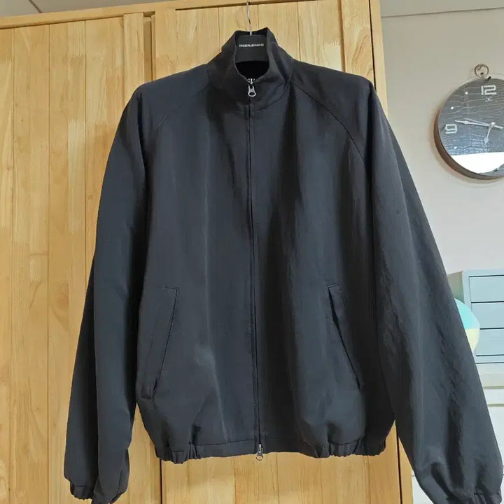 [BUNJANG] In Silence Charcoal Acid Blouson Jacket L / 인사일런스 차콜 애시드 블루종 자켓 L