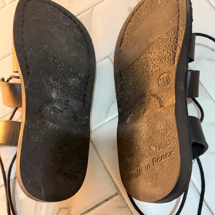 [BUNJANG] Jerusalem Sandals Deborah Black Size 36 / 예루살렘 샌들 데보라 블랙 230 (36사이즈)