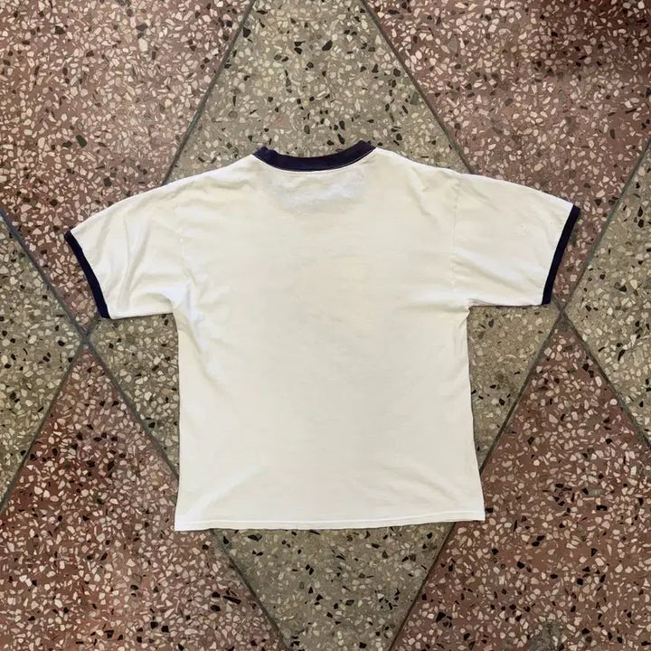 [BUNJANG] 00s Delta Homer Simpson Ringer T-Shirt XL / 00s Delta 호머 심슨 링거티 (XL)