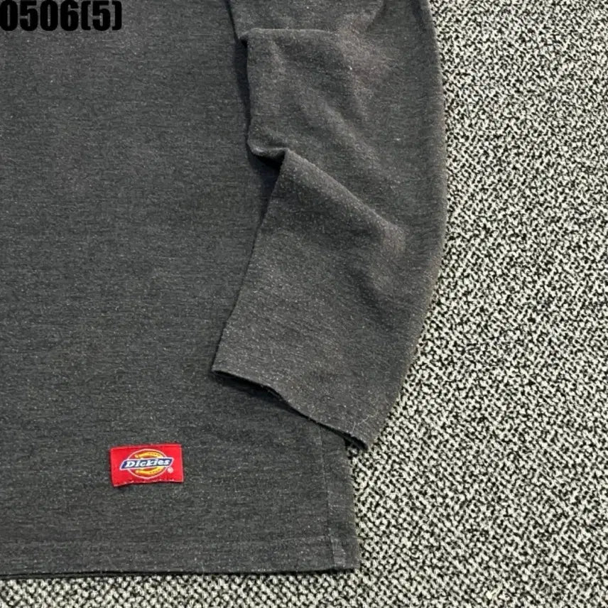[BUNJANG] Dickies Fleece Sweatshirt Gray / 디키즈 기모 맨투맨 티셔츠 그레이