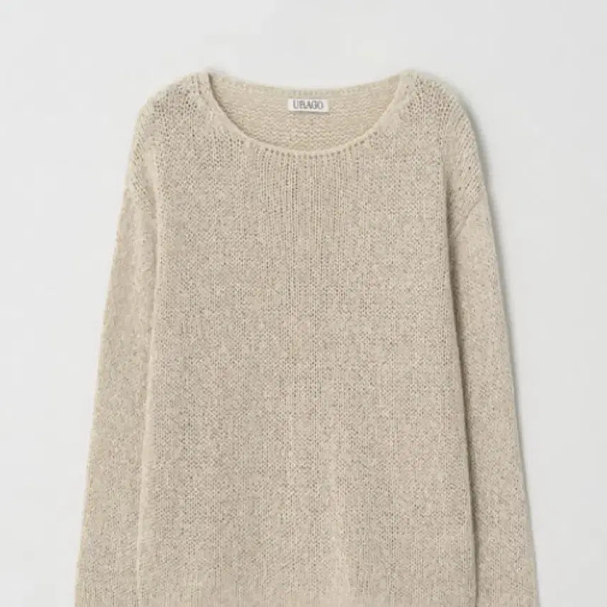 [BUNJANG] URAGO Basic Linen Boatneck Knit Summer Knit / 유라고 베이시 린넨 보트넥 니트 여름 니트