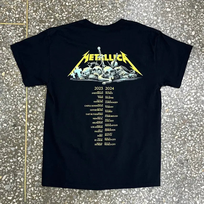 [BUNJANG] Metallica Tour T-Shirt / 메탈리카 티셔츠 L