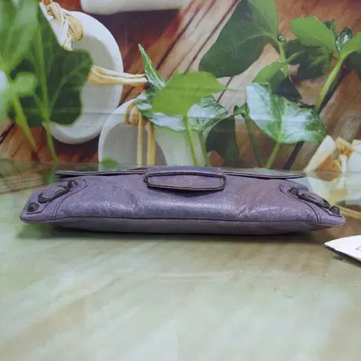 [BUNJANG] Balenciaga Leather Classic Motorbag Clutch Bag / 구제토토 발렌시아가 가죽 클러치백 정품 중고가방 명품 60605