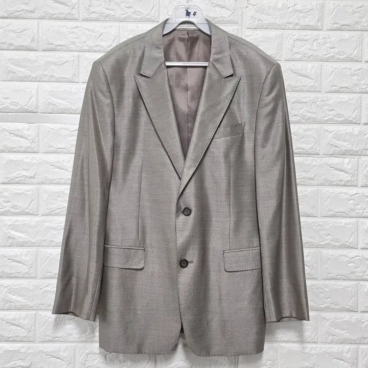 [BUNJANG] Solid Homme Silver Blazer Jacket / L 솔리드옴므 우영미 은색 블레이저 자켓 D114