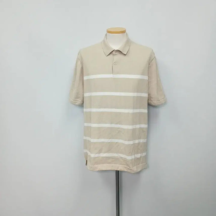 [BUNJANG] PROJECT M 22SS Short Sleeve Collar Knit 100 / 프로젝트엠 22SS 반팔 카라 니트 100