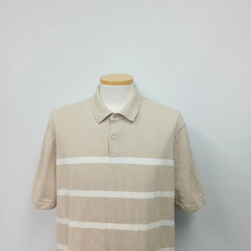 [BUNJANG] PROJECT M 22SS Short Sleeve Collar Knit 100 / 프로젝트엠 22SS 반팔 카라 니트 100