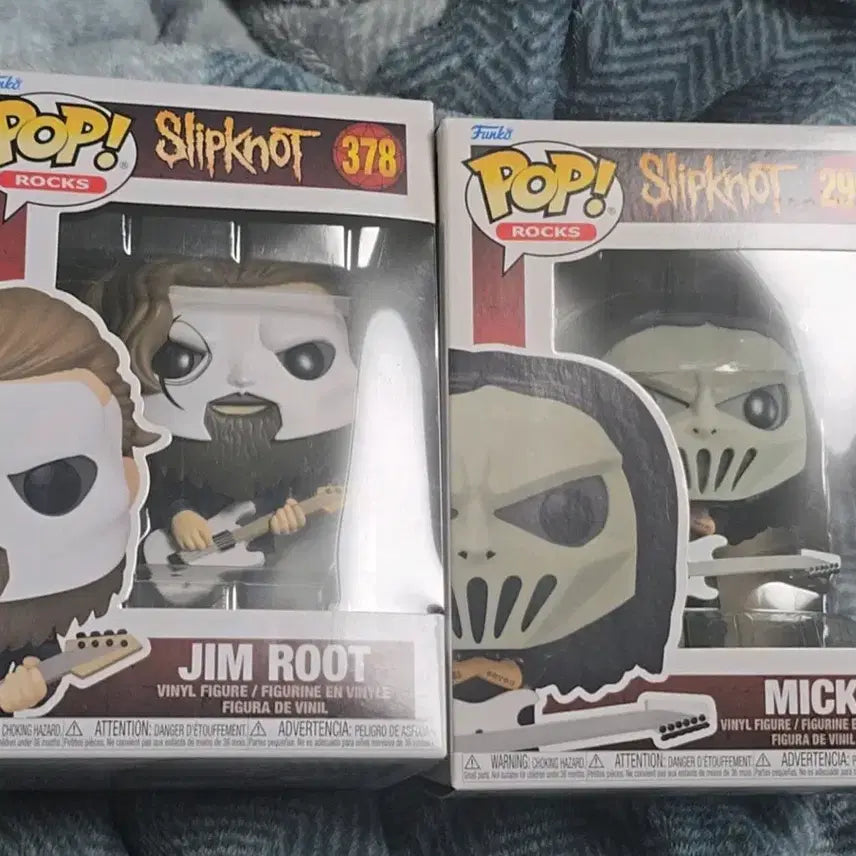 [BUNJANG] Funko Pop Slipknot Mick Thomson &amp; Jim Root Bundle / 펀코팝 378/299 슬립낫 믹톰슨 짐루트 피규어 일괄 slipknot