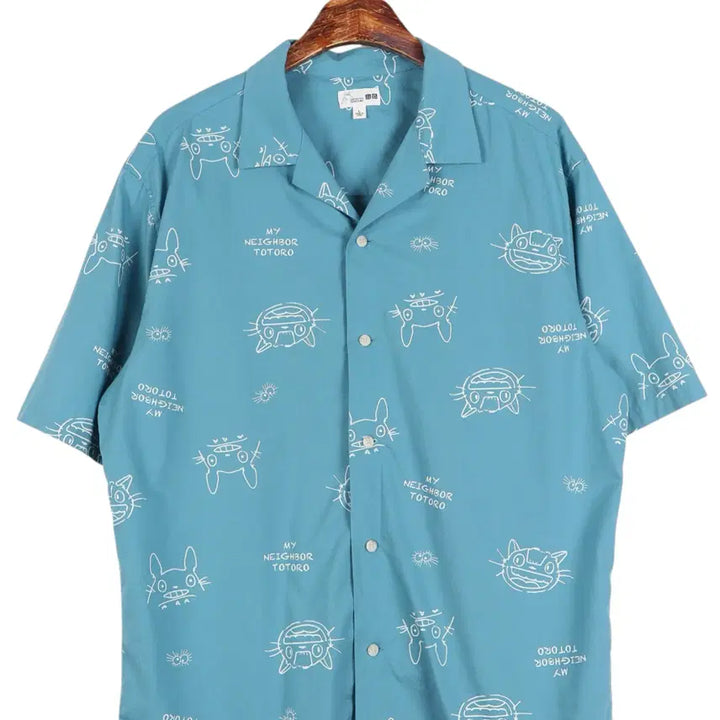 [BUNJANG] Uniqlo Studio Ghibli Short Sleeve Shirt (Size L) / 유니클로 X 스튜디오지브리 반팔 셔츠 L / k4418