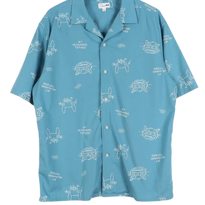 [BUNJANG] Uniqlo Studio Ghibli Short Sleeve Shirt (Size L) / 유니클로 X 스튜디오지브리 반팔 셔츠 L / k4418