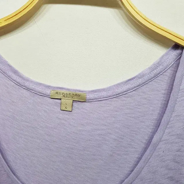 [BUNJANG] Burberry Brit Purple Crewneck T-Shirt / BURBERRY BRIT 버버리 브릿 루즈넥 티셔츠 퍼플