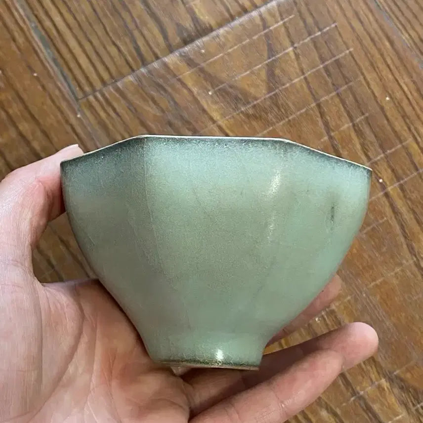 [BUNJANG] Authentic Qing Dynasty Longquan Celadon Tea Cup / 진품 명나라말기 용천요(운송시간9일)