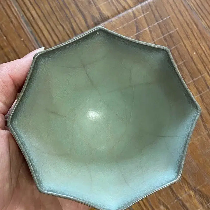 [BUNJANG] Authentic Qing Dynasty Longquan Celadon Tea Cup / 진품 명나라말기 용천요(운송시간9일)