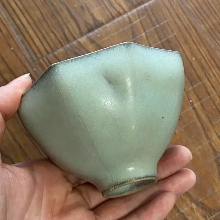 [BUNJANG] Authentic Qing Dynasty Longquan Celadon Tea Cup / 진품 명나라말기 용천요(운송시간9일)