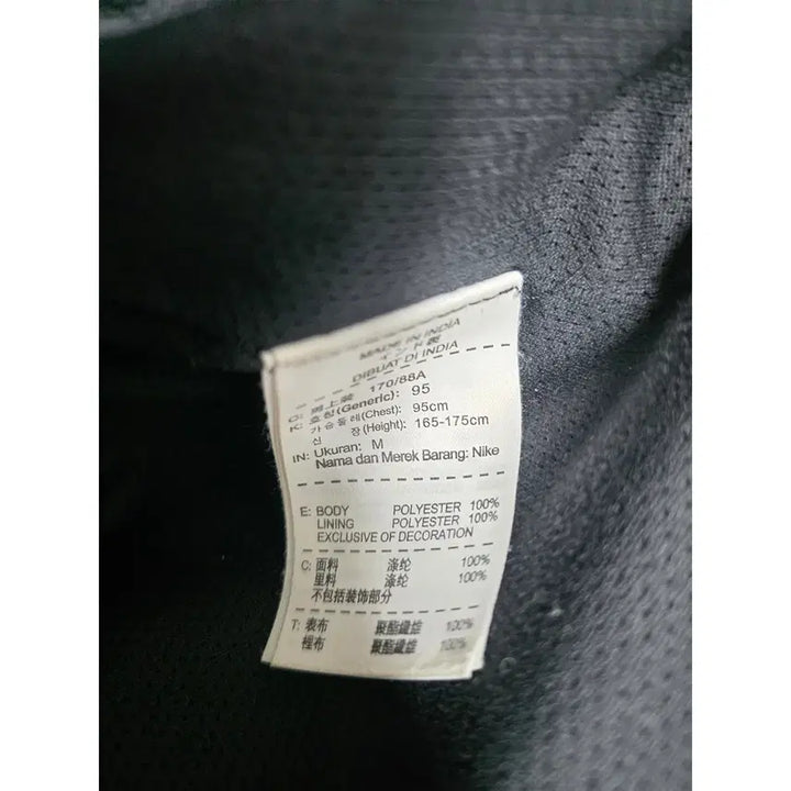 [BUNJANG] Nike Black Windbreaker Jacket / M 나이키 블랙 바람막이 자켓 D115