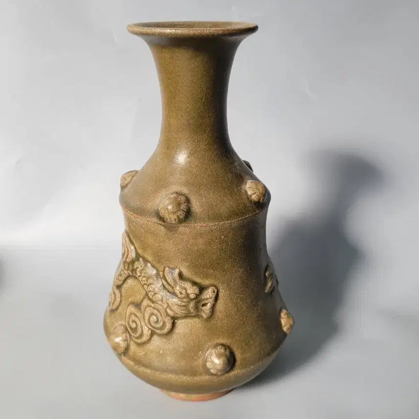 [BUNJANG] Yoju Yoju Dragon Motif Ceramic Vase / 요주요 용문양 도자기 화병