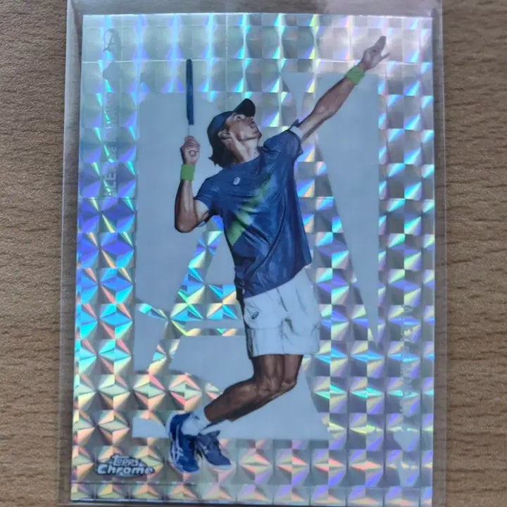 [BUNJANG] 2025 TopScrom Tennis Alex de Minaur Geometric Refractor Card / 2025 탑스크롬 테니스 알렉스 드 미노 에이스 지오메트릭 리프렉터카드
