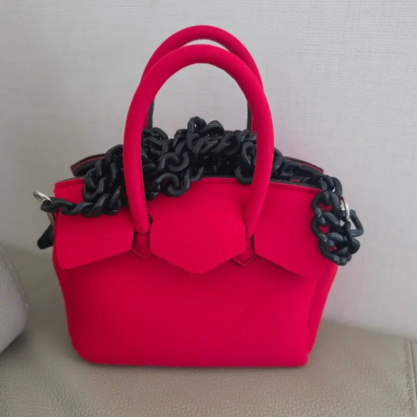 [BUNJANG] Save My Bag Red Crossbody Bag / 세이브마이백 레드 크로스백