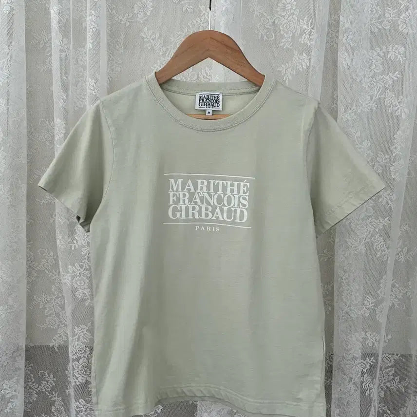 [SOLD OUT] M) 마리떼 프랑소와저버 반팔 티셔츠 라이트그린