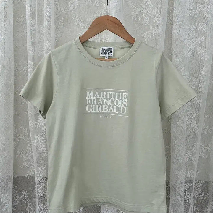 [SOLD OUT] M) 마리떼 프랑소와저버 반팔 티셔츠 라이트그린