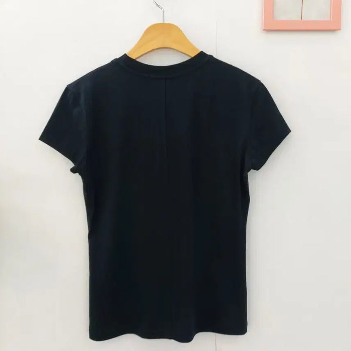 [BUNJANG] Rafine Black Short Sleeve T-Shirt (Size 55-66) / 미착용 라피네 블랙 반팔 티셔츠 55~66