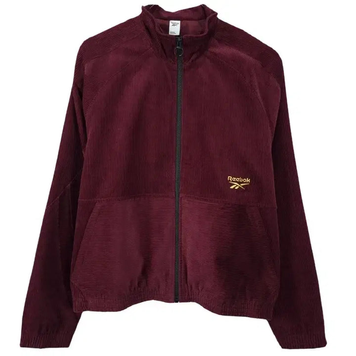 [BUNJANG] Reebok Corduroy Oversized Zip-Up Jacket Burgundy / (새상품)리복 코듀로이 골덴 오버핏 집업 자켓 버건디 M20418