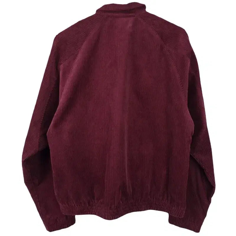 [BUNJANG] Reebok Corduroy Oversized Zip-Up Jacket Burgundy / (새상품)리복 코듀로이 골덴 오버핏 집업 자켓 버건디 M20418