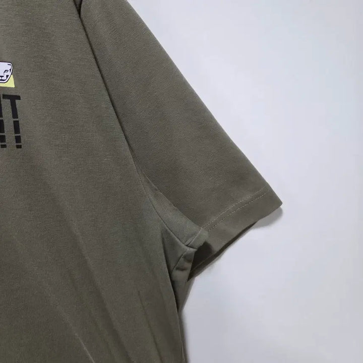 [SOLD OUT] 다이나핏 카키 로고 오버핏 반팔 티셔츠 XL 26050616