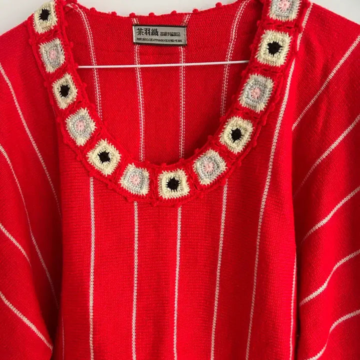 [BUNJANG] Vintage Crochet Knit Sweater / 빈티지 크로쉐 니트