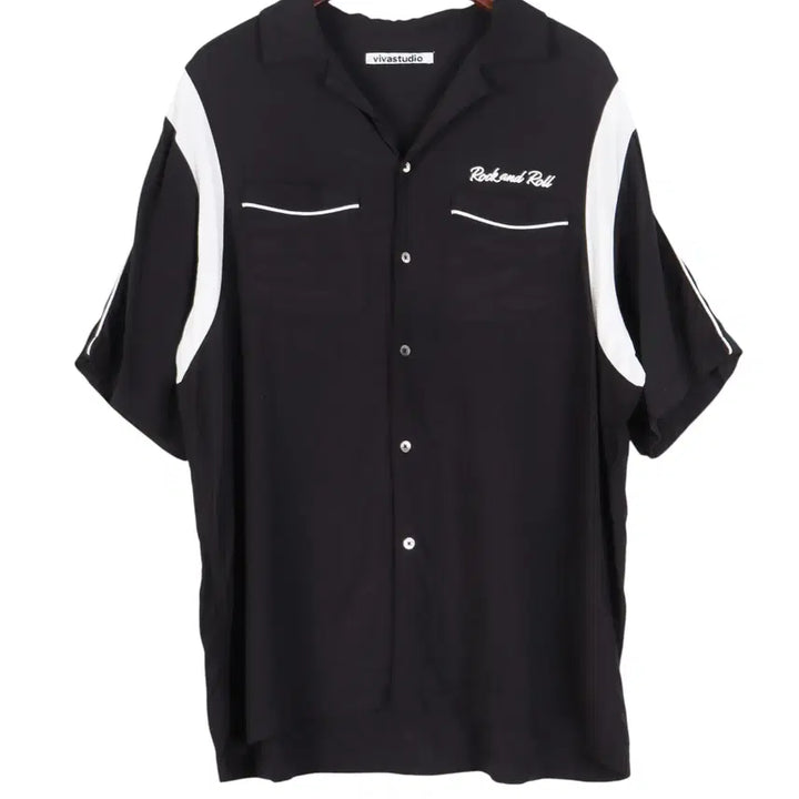 [BUNJANG] Vivastudio Rayon Bowling Short Sleeve Shirt - Size L / 비바스튜디오  레이온 볼링 반팔 셔츠 L / k4438