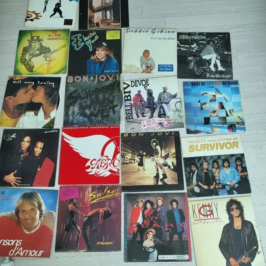 [BUNJANG] Pop LP Record Collection (Bon Jovi, Whitney Houston, etc.) / 팝 LP 음반 모음 (본조비/휘트니휴스턴 등)