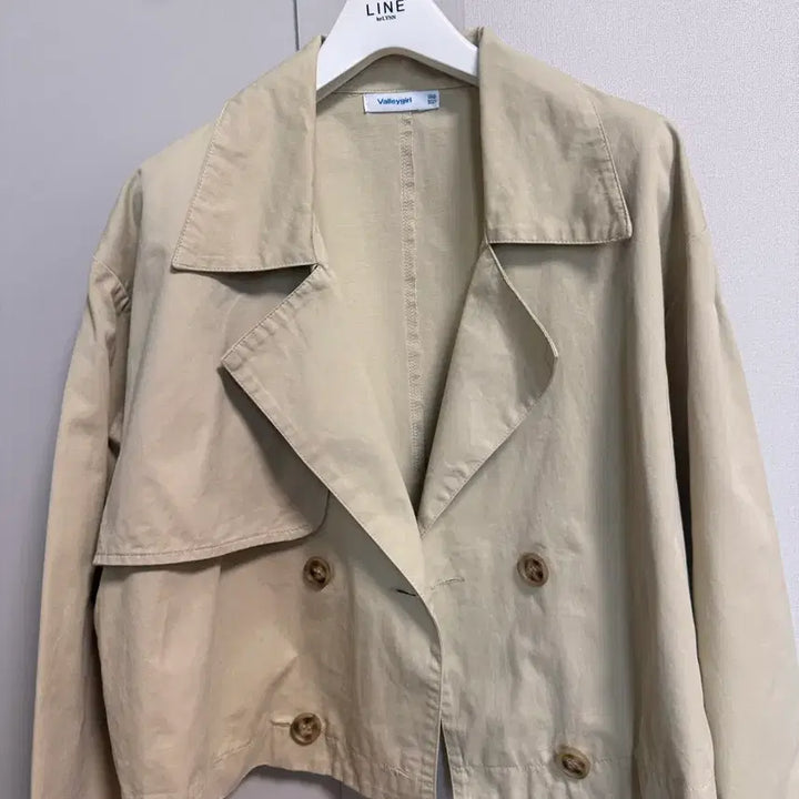 [BUNJANG] Verygurl Cropped Trench Jacket / 밸리걸 크롭 트렌치자켓