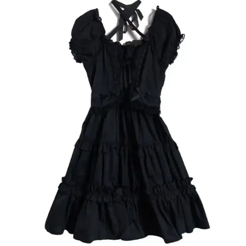 [BUNJANG] Bodyline Goth Lolita Dress / 바디라인 고스로리 드레스