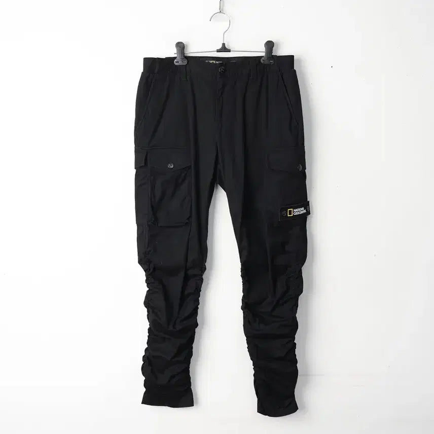 [BUNJANG] National Geographic Ropius Pocket String Pants Black / 33/내셔널지오그래픽 로피어스 포켓 스트링 팬츠