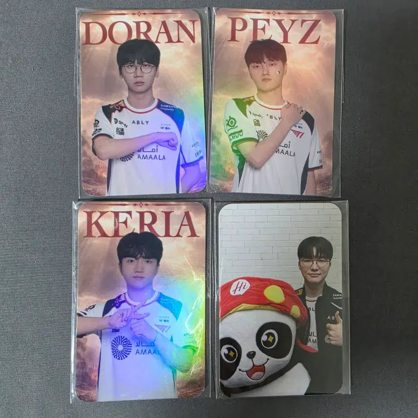 [BUNJANG] T1 Doran Phase Keria Faker Photocard Bundle Set / [일괄] 하이디라오 T1 포토카드 포카 도란 페이즈 케리아 페이커