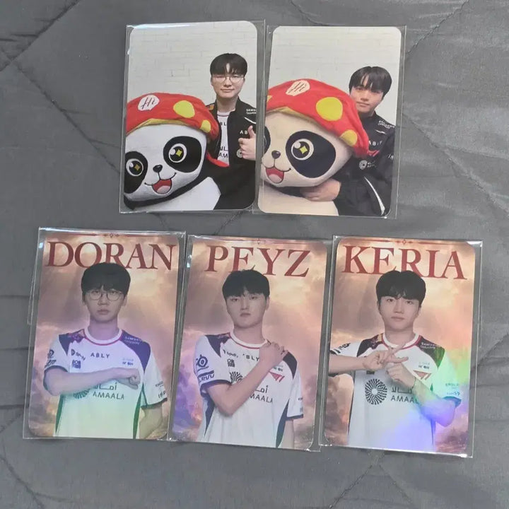 [BUNJANG] T1 Doran Phase Keria Faker Photocard Bundle Set / [일괄] 하이디라오 T1 포토카드 포카 도란 페이즈 케리아 페이커