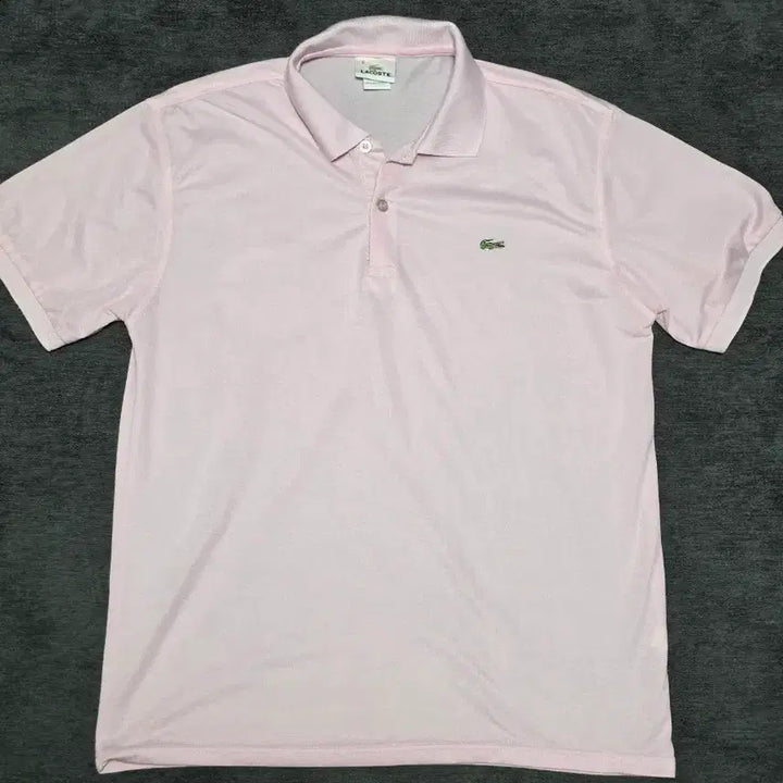 [BUNJANG] Lacoste Pink Short Sleeve Polo T-Shirt / 라코스테 핑크색 반팔 PK 폴로티