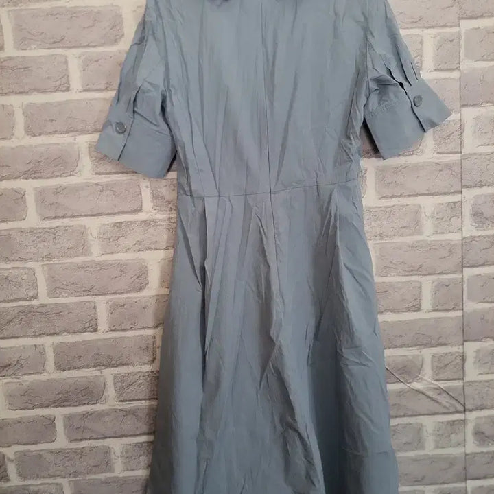 [BUNJANG] Roem Blue Shirt Flare Dress / 로엠 블루 셔츠 플레어 원피스55/알뜰한여우