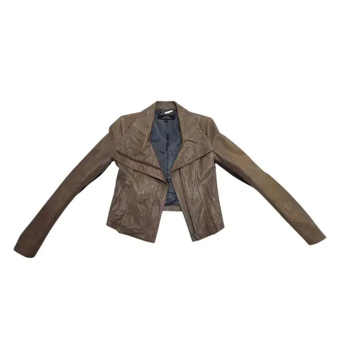 [BUNJANG] VOV Brown Leather Jacket (Size 55) / VOV 가죽 자켓 55사이즈 브라운