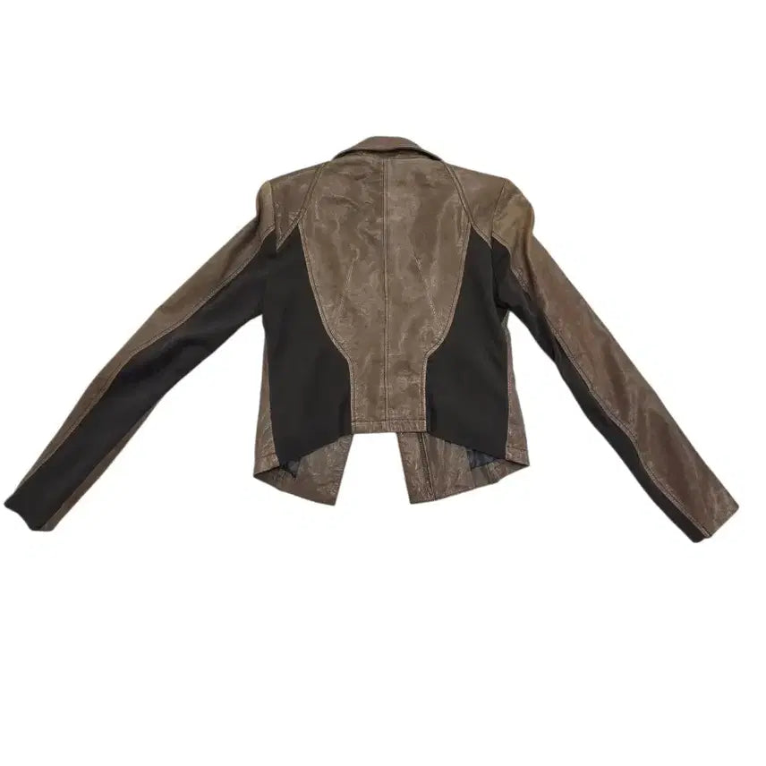 [BUNJANG] VOV Brown Leather Jacket (Size 55) / VOV 가죽 자켓 55사이즈 브라운