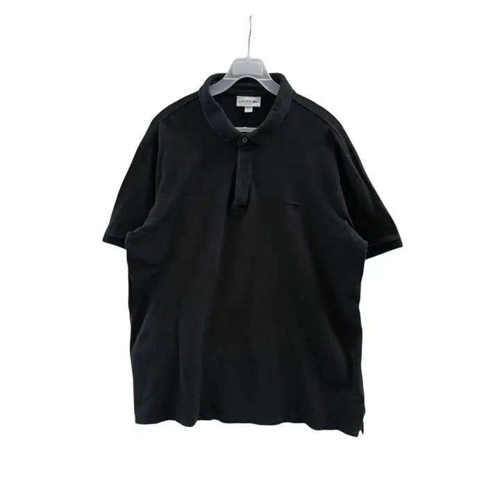 [BUNJANG] Lacoste Black Short Sleeve Polo Shirt / [L] 라코스테 블랙 반팔 카라티