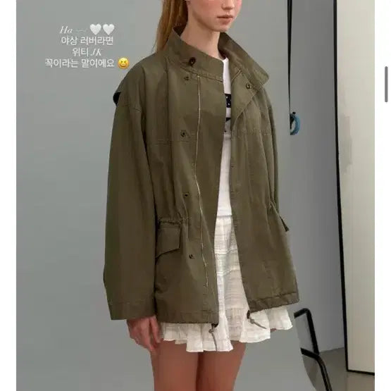 [SOLD OUT] 포레스트 위티 야상 자켓