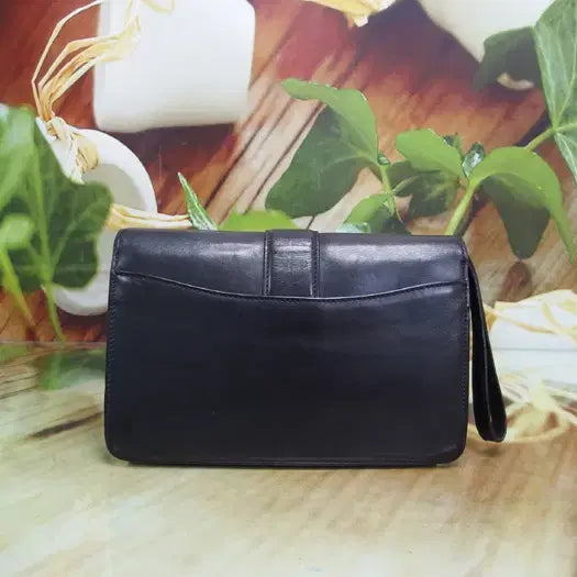[BUNJANG] Salvatore Ferragamo Leather Clutch Bag Men&
