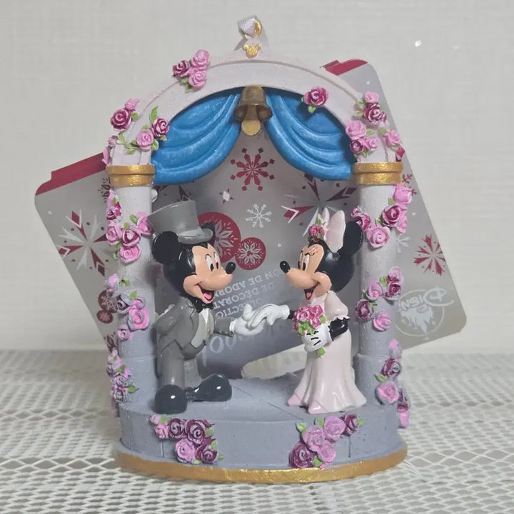 [BUNJANG] Mickey &amp; Minnie Wedding Ornament / 미키미니 웨딩 오너먼트