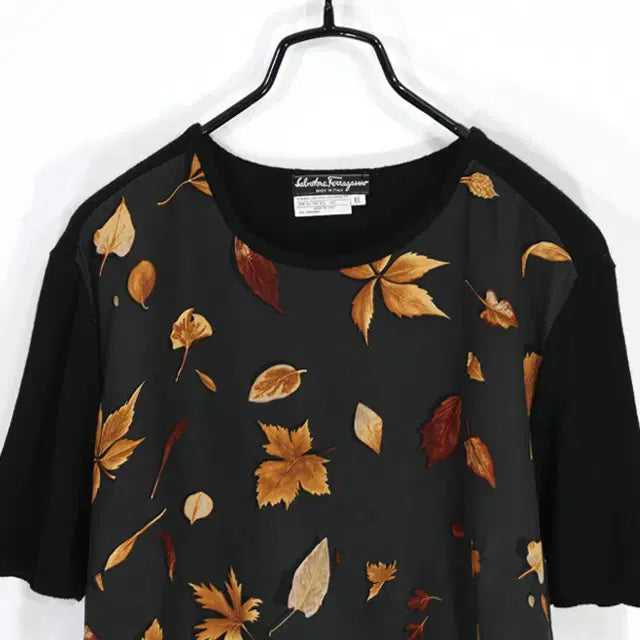 [BUNJANG] Salvatore Ferragamo Wool Silk Blend Short Sleeve Knit XL / Salvatore Ferragamo 울실크반팔니트