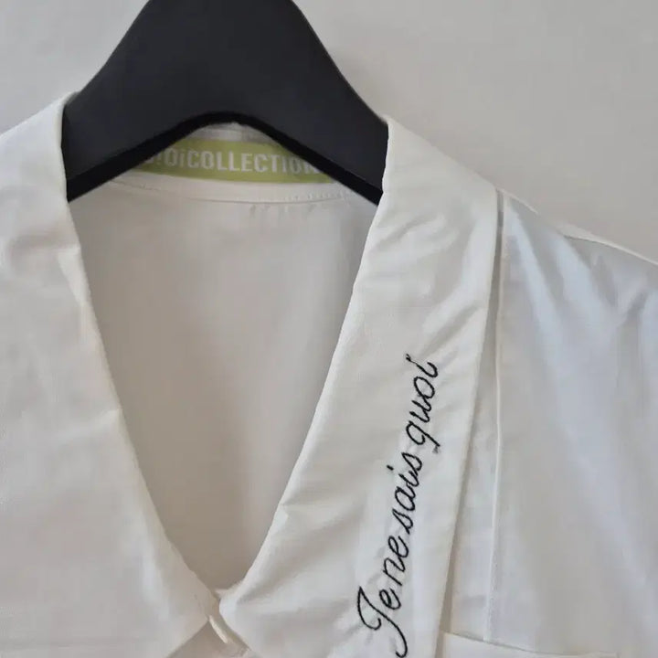 [BUNJANG] 5252 by Oi!Oi! Collection White Embroidered Short Sleeve Shirt (One Size) / 오아이오아이컬렉션