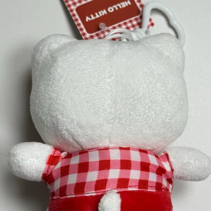 [BUNJANG] Sanrio Hello Kitty Nerd Glasses Plush Keyring (13cm) / 산리오 너드 안경 체크 헬로키티 인형 키링 새상품 정품 13cm